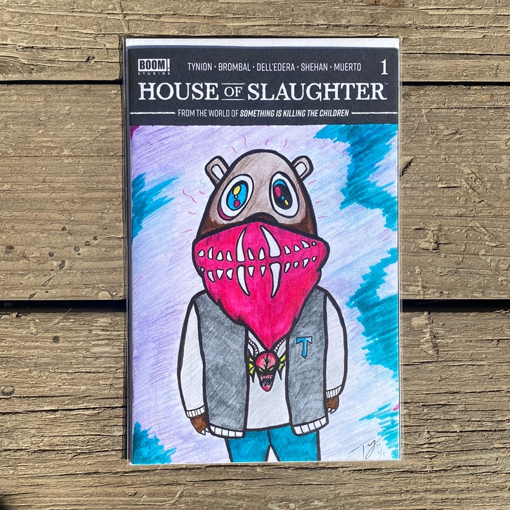 House of Slaughter #1 Hellfire Bear Custom Variant Cover